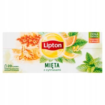 Herbata MIĘTA Z CYTRUSAMI 20t Lipton