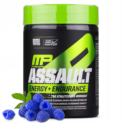 MUSCLE PHARM ASSAULT SPORT 345g AAKG BCAA KREATYNA