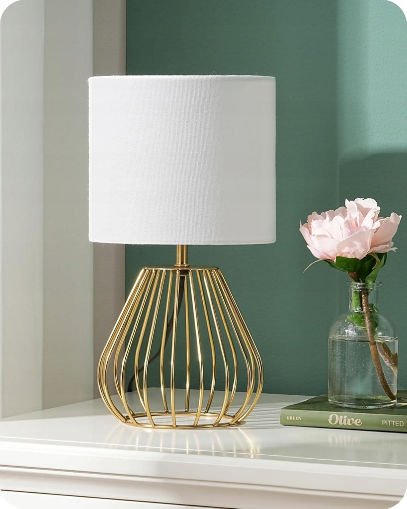 Lampka nocna w kształcie kropli, złota, z żarówką LED – Edishine