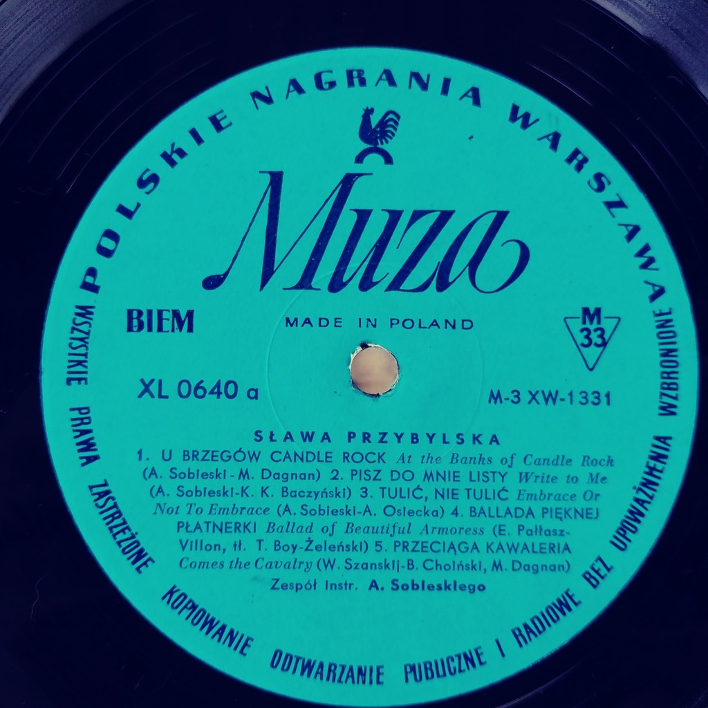 Płyta Sława Przybylska U brzegów candle rock 8271072181