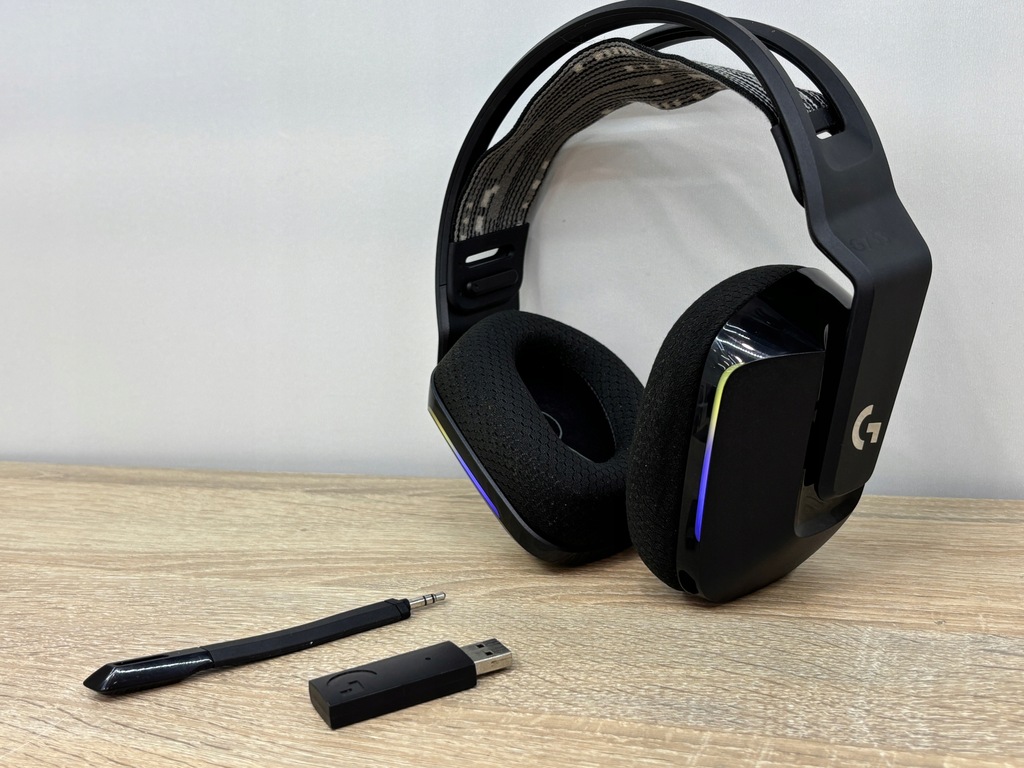 SŁUCHAWKI LOGITECH G733 | CZARNE | MIKROFON + ADAPTER USB | ZOBACZ!