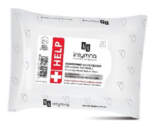 AA chusteczki do higieny intymnej 20 ml Intymna