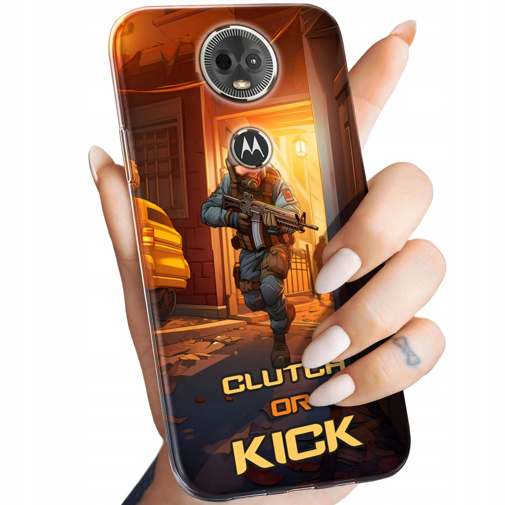 ETUI DO MOTOROLA MOTO E5 PLUS WZORY CS GO COUNTER-STRIKE OBUDOWA POKROWIEC