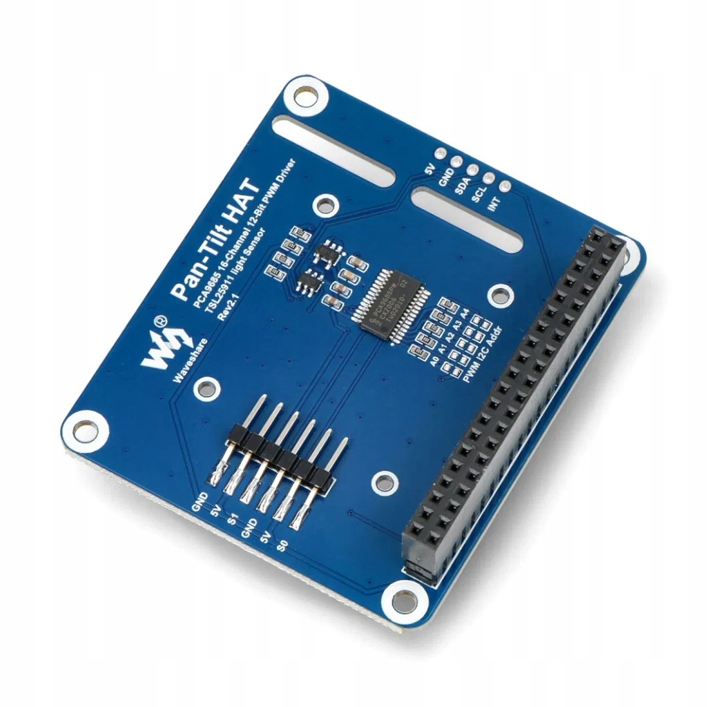 Pan-Tilt HAT - nakładka z uchwytem na kamerę do Raspberry Pi - Waveshare