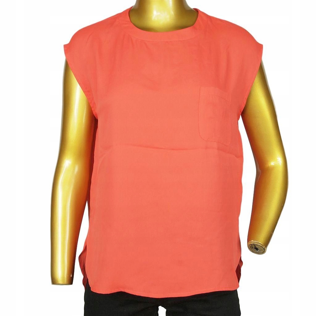 9167 MANGO _ Asymetryczna bluzka top _ 38/M