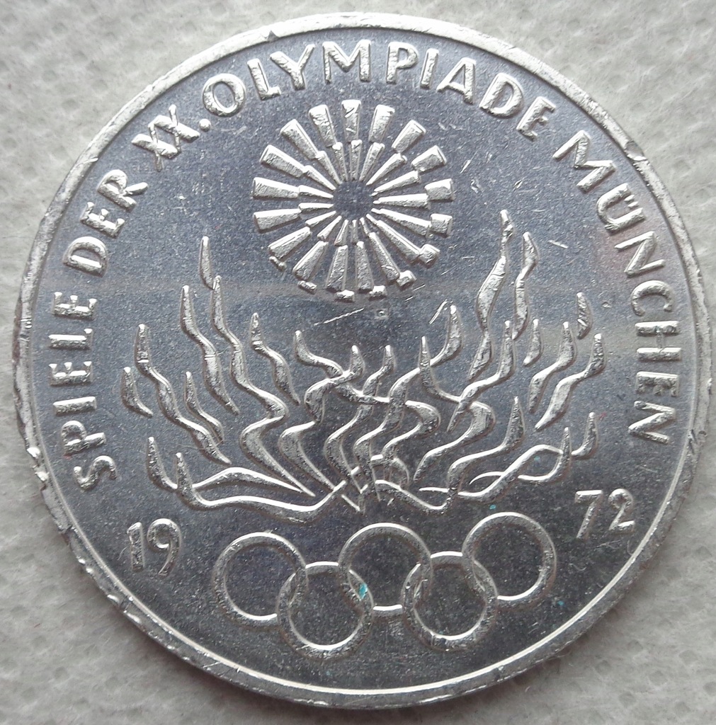 Niemcy - 10 marek - 1972 J - Igrzyska Olimpijskie - srebro
