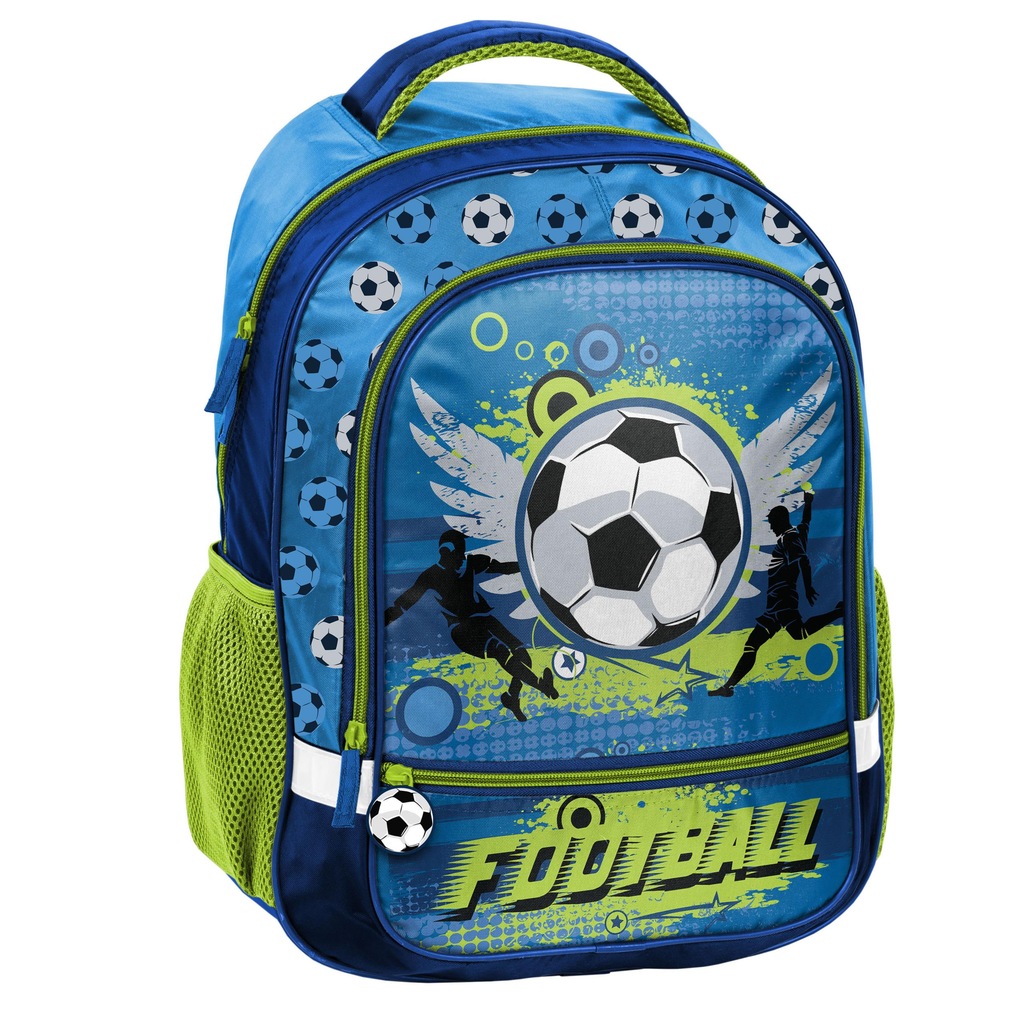 PLECAK SZKOLNY PIŁKA NOŻNA Z PIŁKĄ DLA CHŁOPAKA - 7064454367