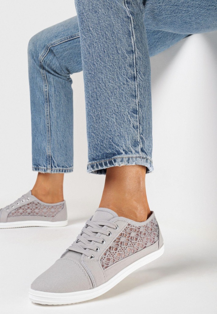 Born2Be Szare Tenisówki damskie 36 Casual