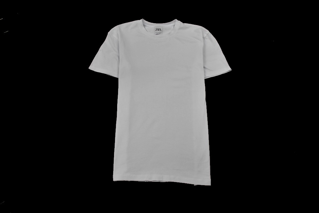 R1F047 ZARA __FY7 KOSZULKA T-SHIRT SLIM FIT __M