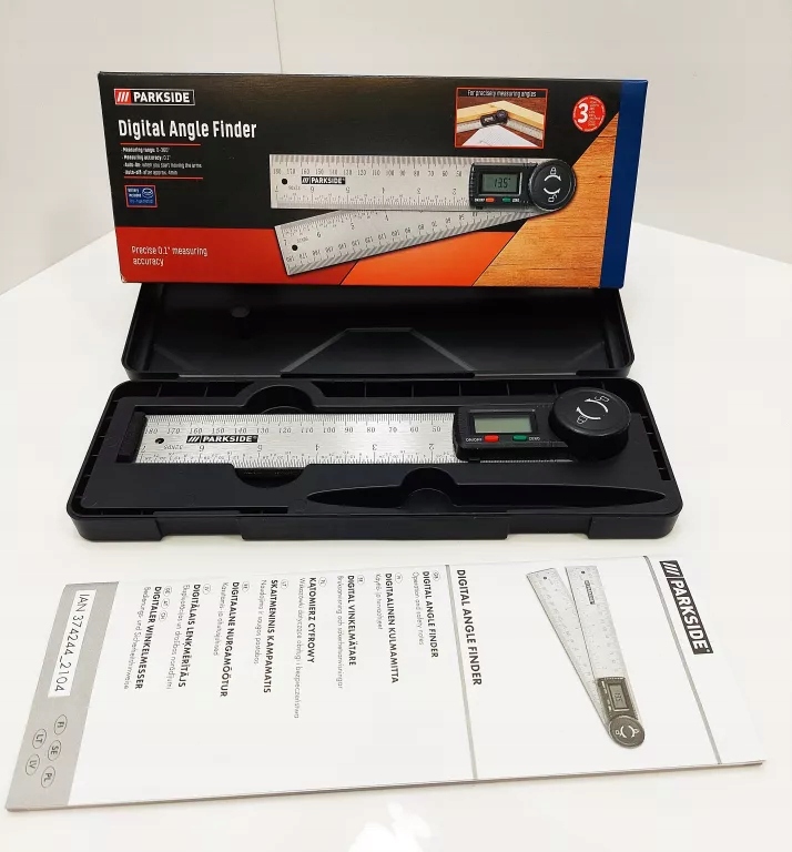 PARKSIDE DIGITAL ANGLE FINDER KĄTOMIERZ CYFROWY 12341314909