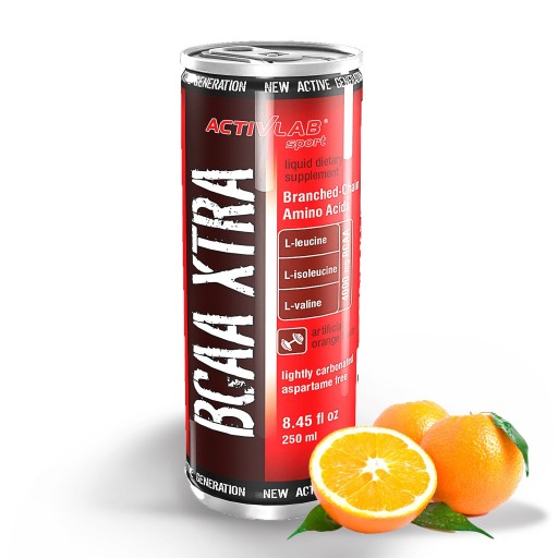 BCAA Xtra Drink, smak pomarańczowy, 250ml