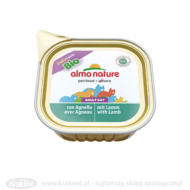 ALMO NATURE Daily Menu Jagnięcina - szalka 6x100g