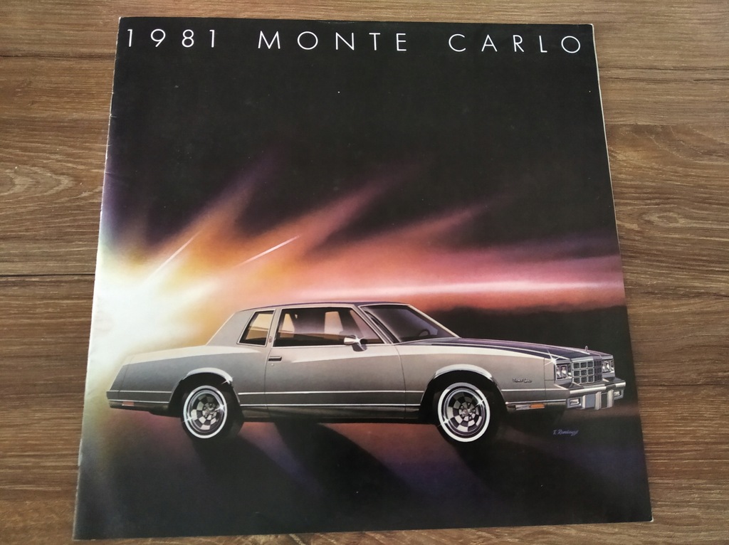 1981 Chevrolet Monte Carlo Prospekt Broszura