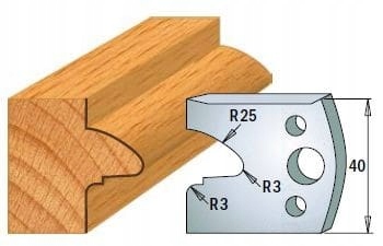 Noże profilowe do głowic HSS 40x4mm 690.078 CMT