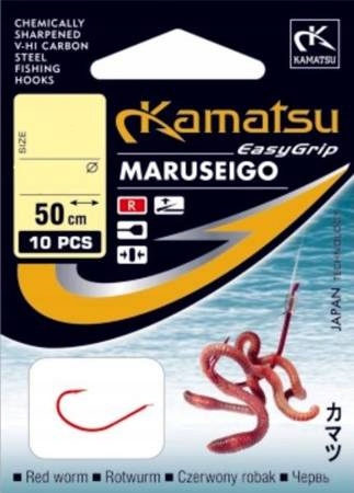 Kamatsu Haczyki z Przyponem Czerw Robak #8