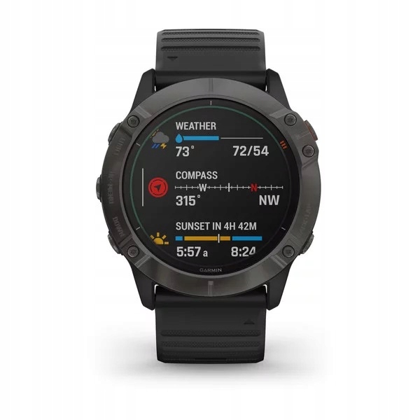 Купить ЧАСЫ GARMIN FENIX 6X PRO SOLAR ТИТАН-СЕРЫЕ: отзывы, фото, характеристики в интерне-магазине Aredi.ru