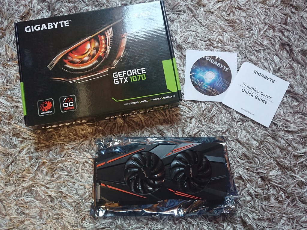 Gigabyte GTX 1070 WindForce OC 8GB