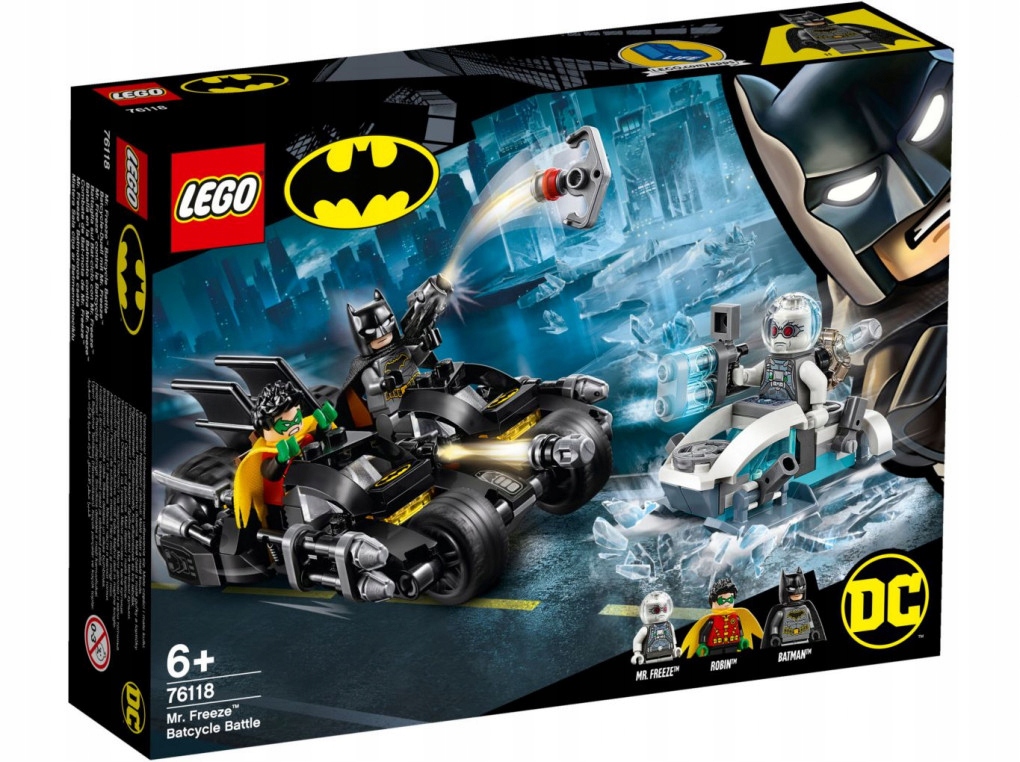 LEGO Super Heroes. 76118 Walka z Mr. Freeze'em