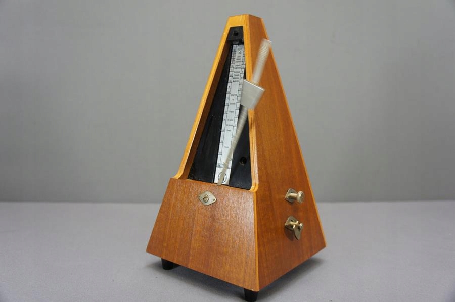 STARY DREWNIANY METRONOM TAKTOMIERZ SINFONIA 12776433514 oficjalne