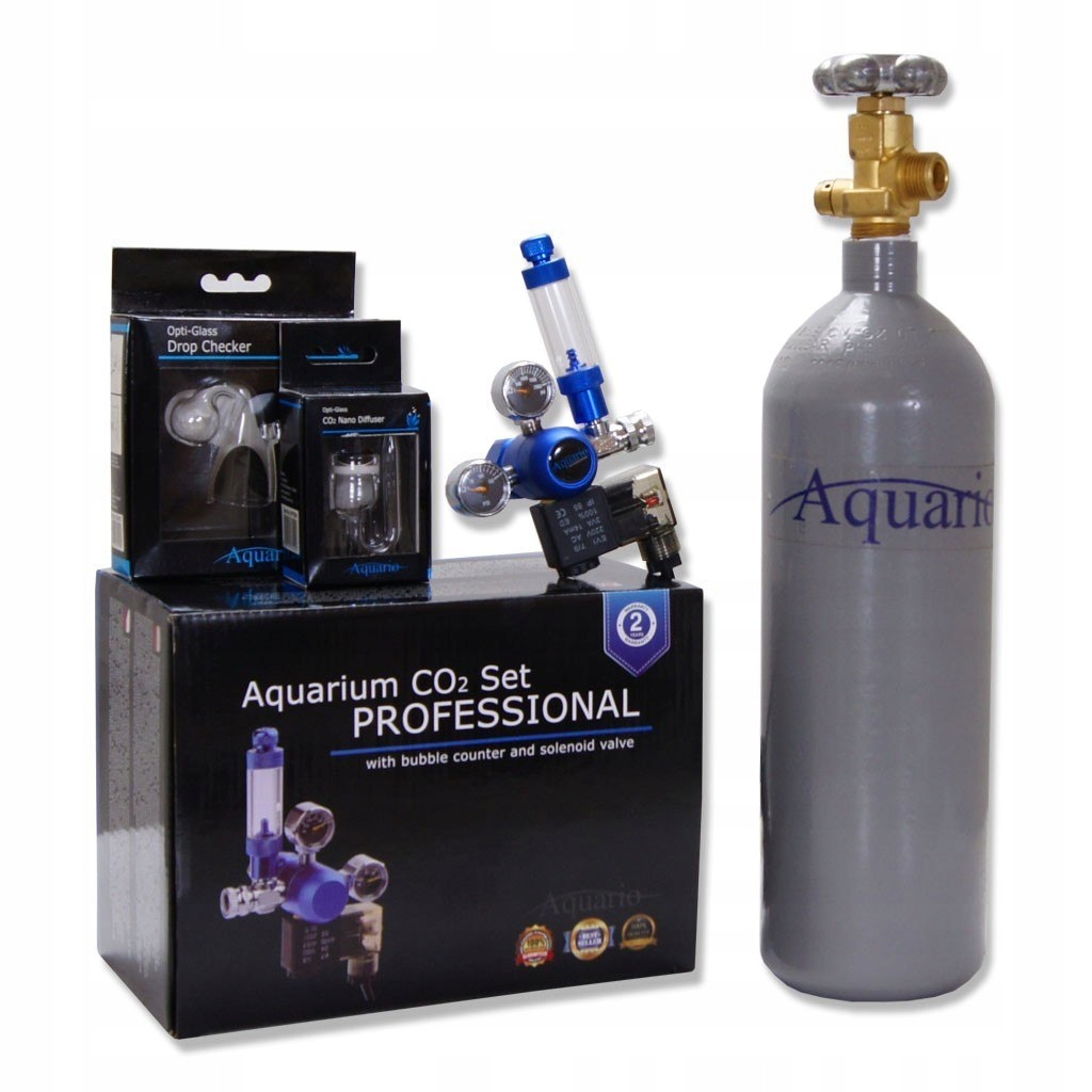 Zestaw CO2 Aquario BLUE Professional (z butlą 2l)