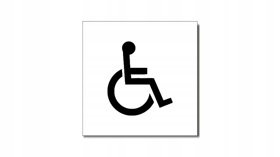 Tabliczka | Toaleta dla Inwalidów | 10 x 10 cm