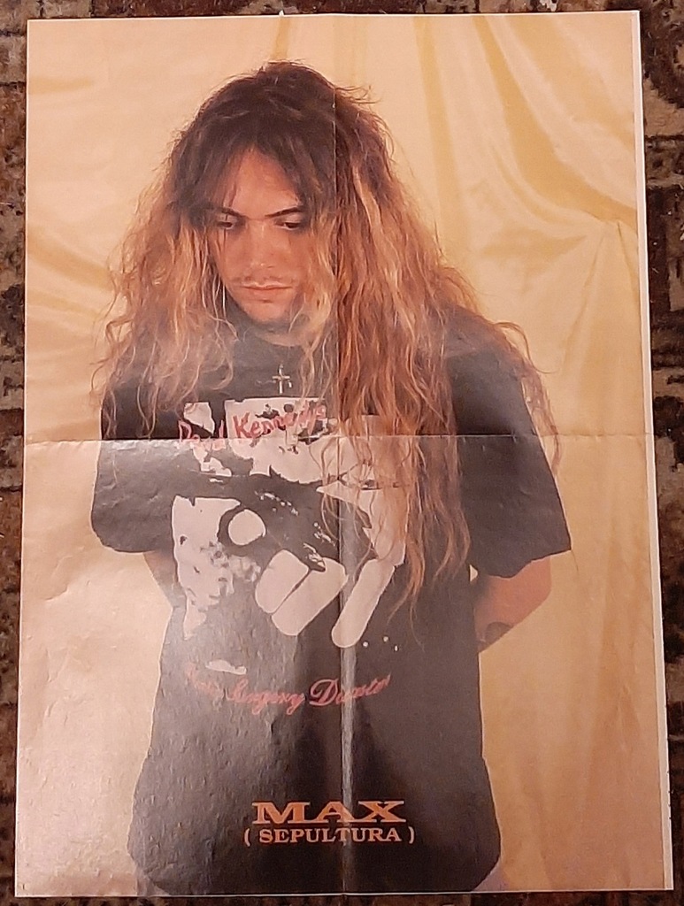 Plakat Max Sepultura Megadeth