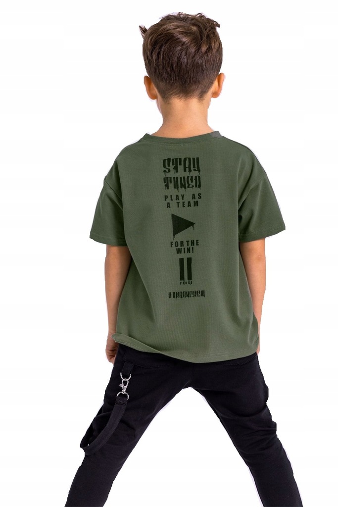 T-shirt URBAN CREW khaki All For Kids 152/158