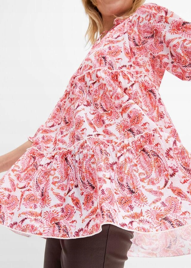 TUNIKA Z FALBANĄ Rainbow 44