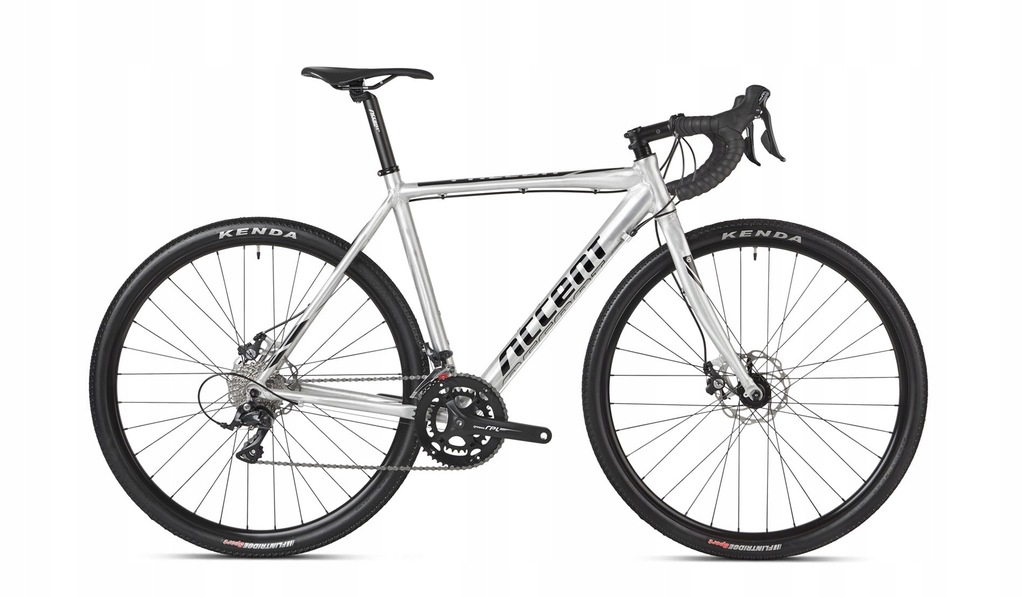 Rower Gravel ACCENT Falcon Silver-Black 2020 L