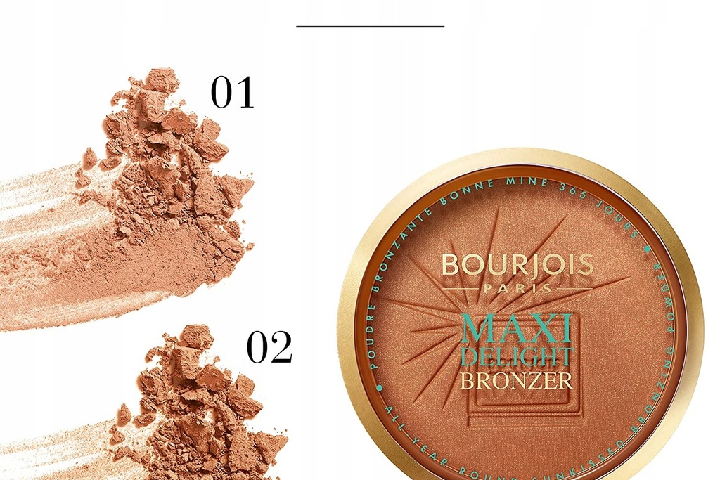 BOURJOIS Maxi Delight Bronzer 02 Olive/Tanned Skin