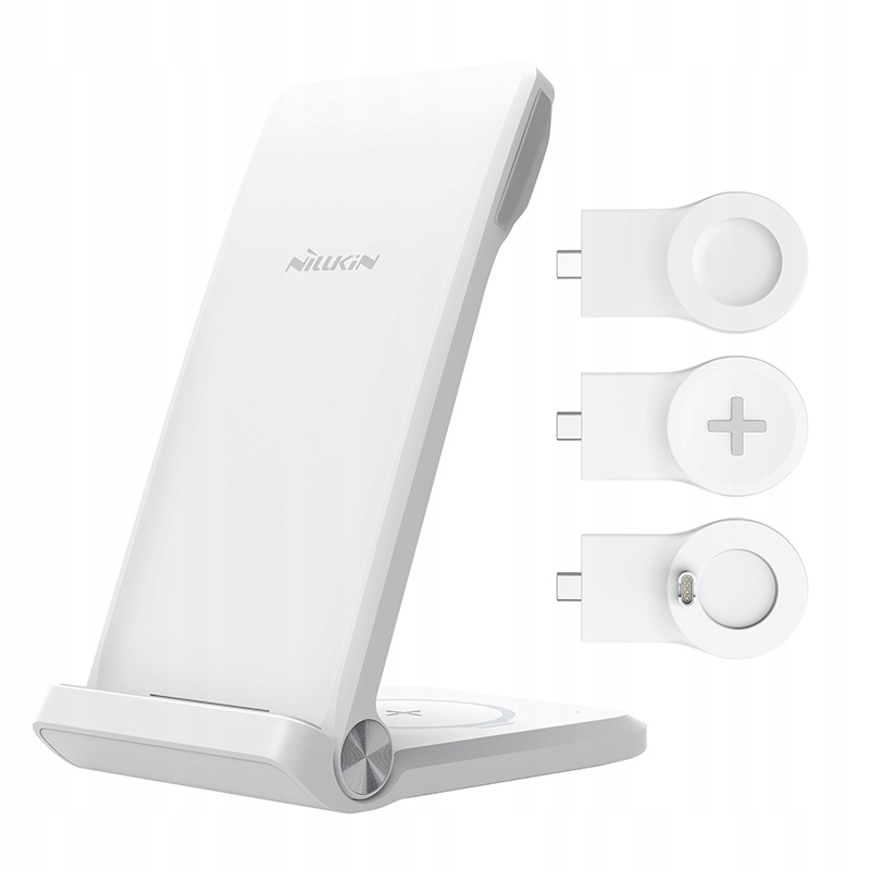 Ładowarka bezprzewodowa Nillkin Wireless Charging Powertrio 3in1 + adapter