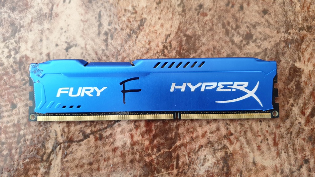 HyperX, Fury DDR3, 4 GB,1600MHz, CL10