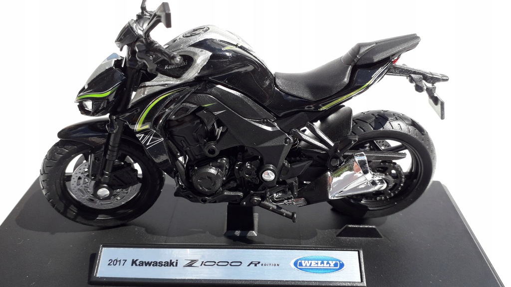 Kawasaki Z 1000 R 2017 Metalowy Model WELLY 1:18