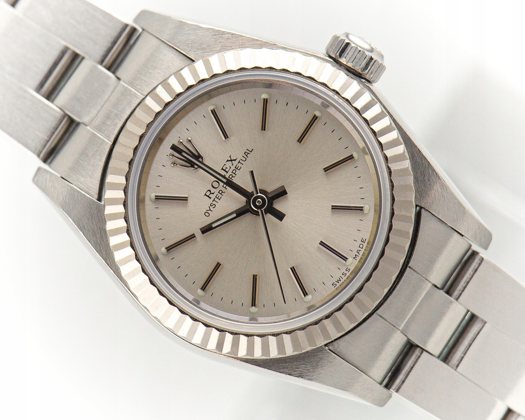 ROLEX LADY OYSTER PERPETUAL 26MM REF76094 FULL SET