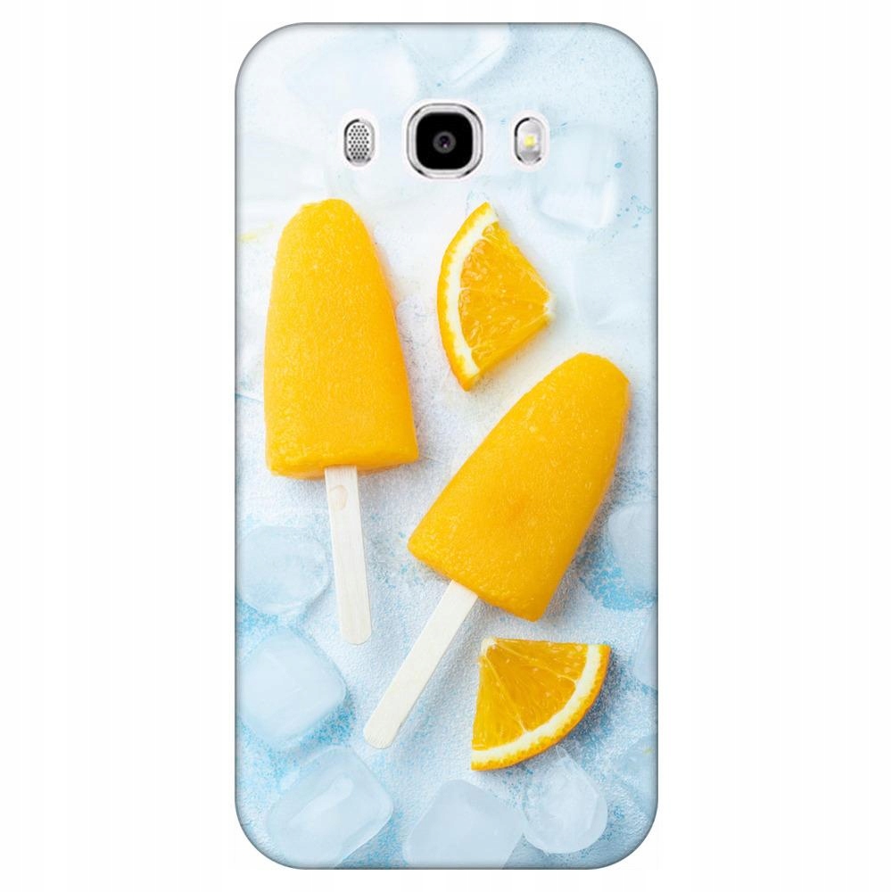 ETUI CASE Samsung Galaxy J5 2016 Lody cytryna