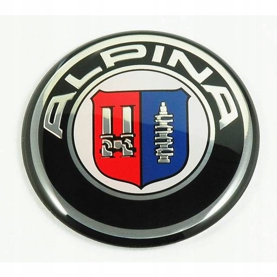 BMW ALPINA LOGO EMBLEMAT NAKLEJKA ZNACZEK 45MM - 7959858290 - oficjalne archiwum Allegro