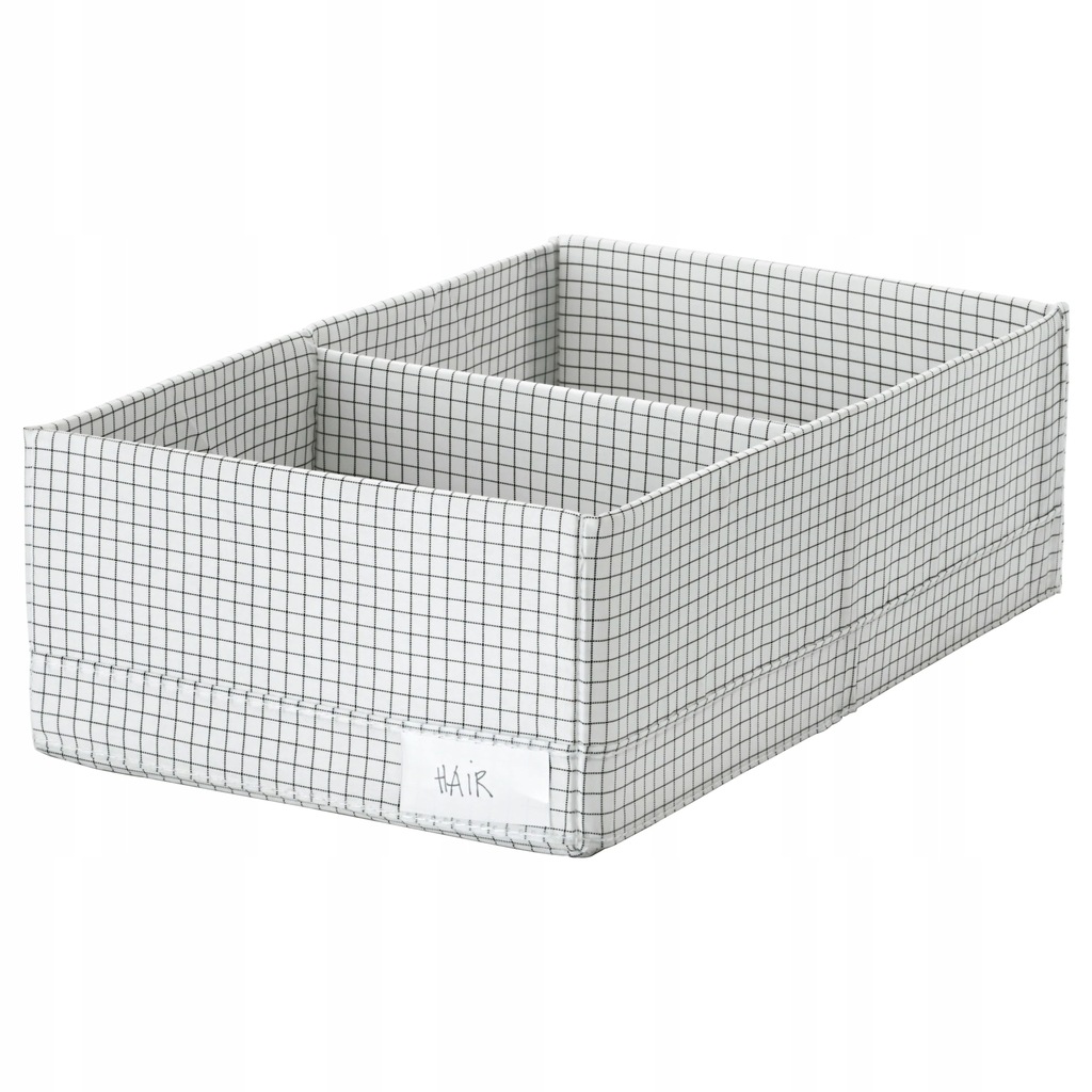 Ящик с отделениями ikea SKUBB черный 44x34x11 см