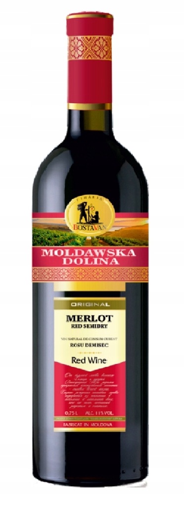Moldawska Dolina Merlot Semi Dry !