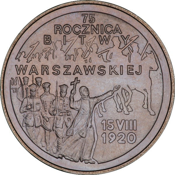 Moneta 2 zł 75. rocznica Bitwy Warszawskiej