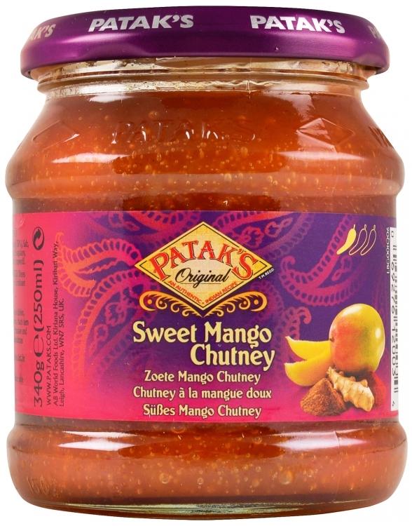 Pataks Słodki chutney z mango 340g