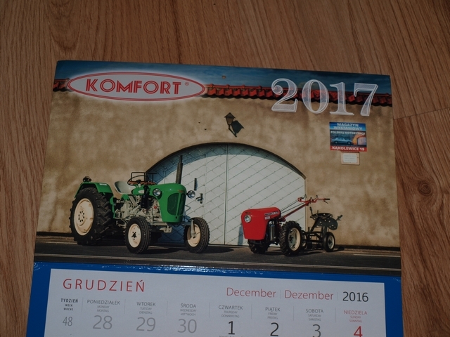 Kalendarz URSUS C-328 i C-308 Komfort 2017 TRAKTOR