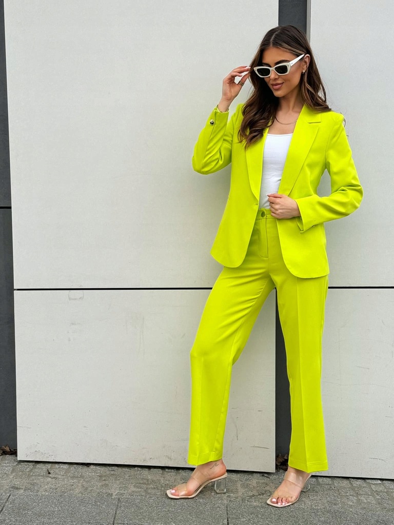 GARNITUR DAMSKI ADIKA MEMORI limonka - ROZMIAR 38 - NOWOŚĆ!