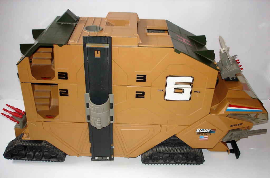 GI JOE Baza MOBILE COMMAND CENTER 1987 UNIKAT !