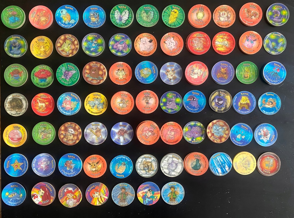 POKEMON TAZO | 81 SZTUK | I GENERACJA