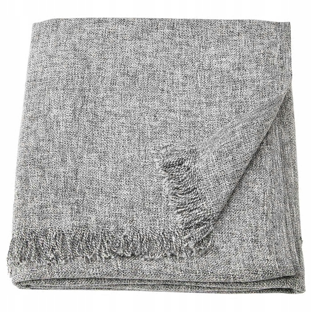 IKEA INGRUN Pled koc narzuta szary 130x170 cm 8674229863 oficjalne