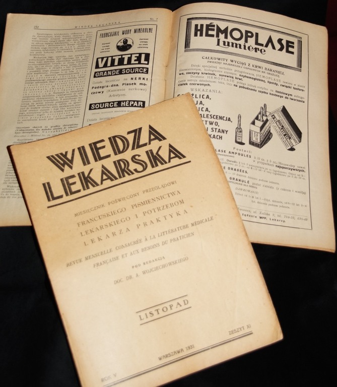 WIEDZA LEKARSKA - 1931 r
