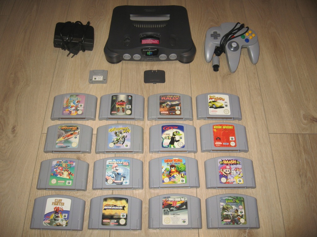 Nintendo 64 - zestaw - 16 gier - polecam!