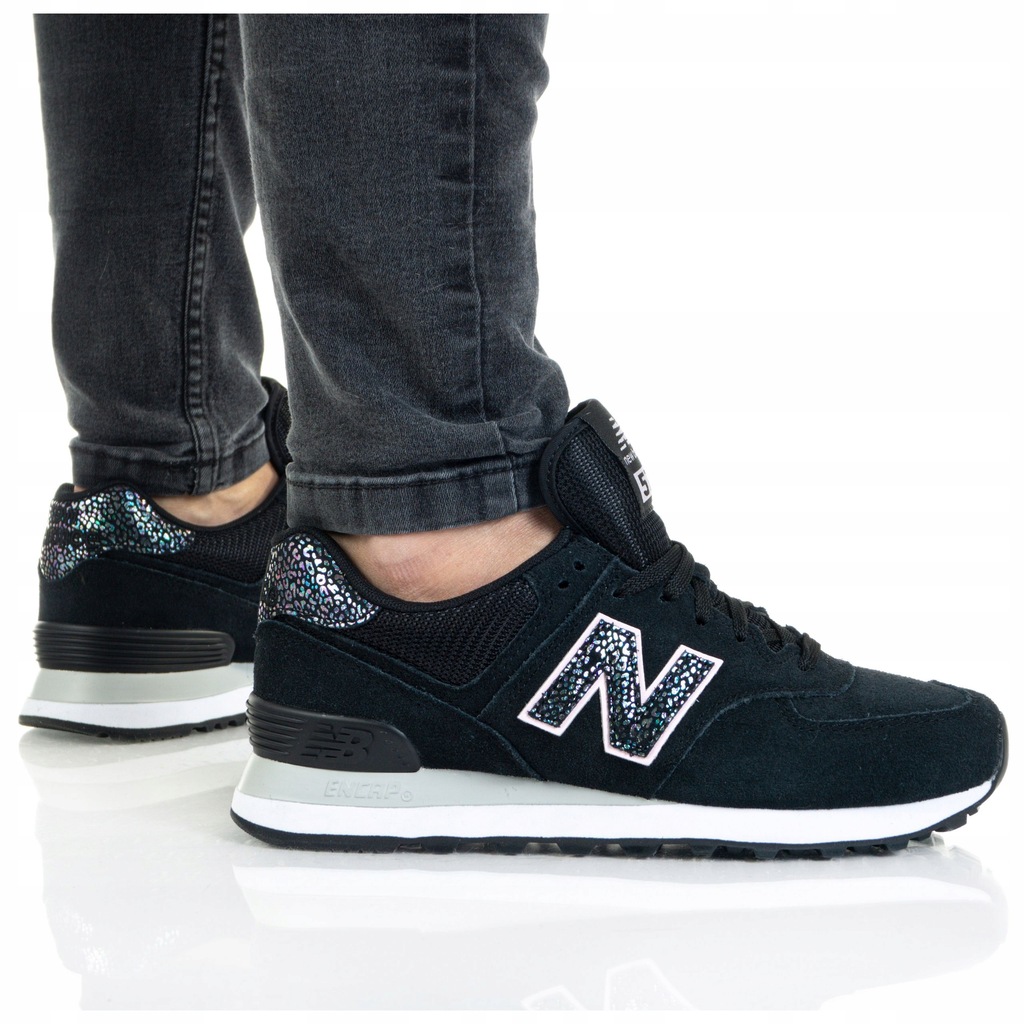 BUTY NEW BALANCE 574 DAMSKIE WL574AN2 CZARNE 10640625696 oficjalne archiwum Allegro
