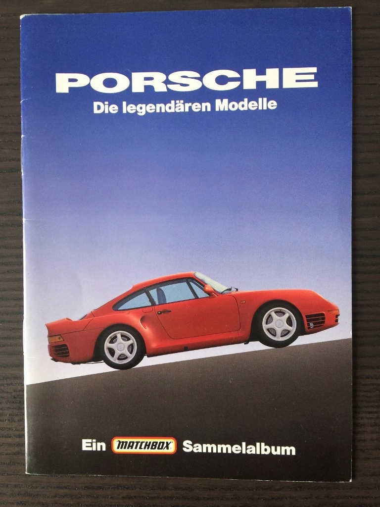 Matchbox katalog Porsche format A5