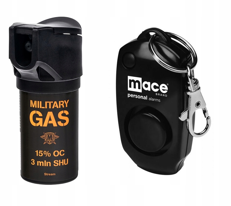 Gaz pieprzowy Military Gas 50 ml 15% OC + ALARM